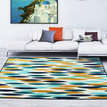 Modern Geometric Design Multi Color Soft Indoor Area Rug